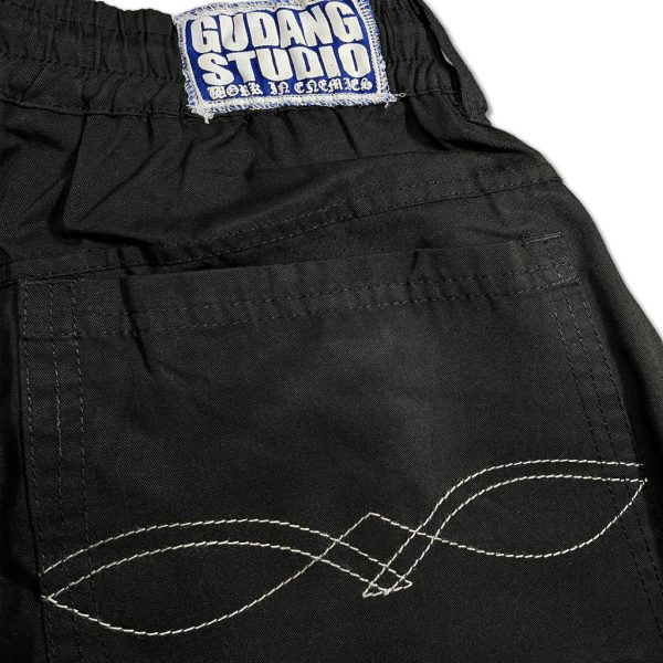 CU B (2) "Black"-Baggie Long Pants