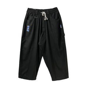 "Black"-Baggie Long Pants