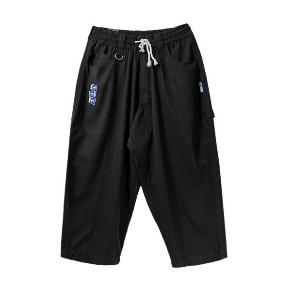 Hitam Dpn "Black"-Baggie Long Pants