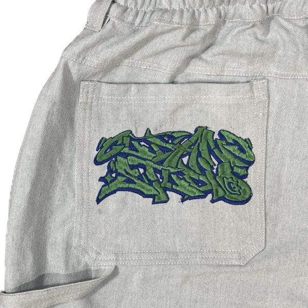 Washed Grey Long Pants Close "Washed Grey"-Long Pants