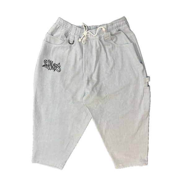 Washed Grey Long Pants Front "Washed Grey"-Long Pants