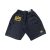 Yellow Line Denim Short Pants Back "Yellow Line Denim" - Pants